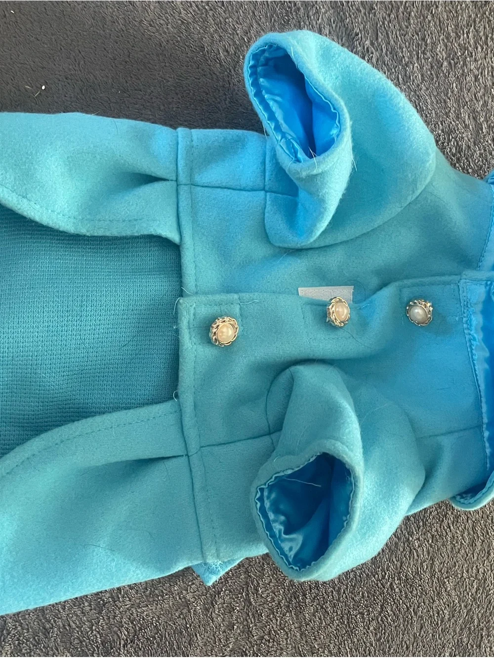 Blue Bow Dog Dress - Stylish Pet Apparel